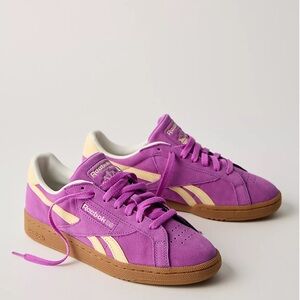 Reebok Women's Purple and Cream Sneakers